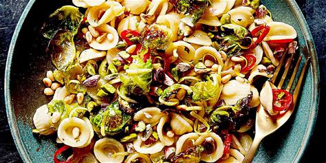 A bowl Orecchiette with Brussels Sprouts